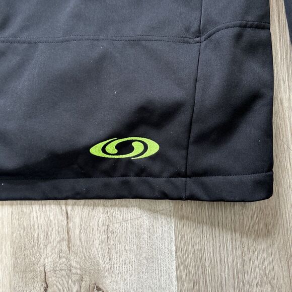 Salomon Clima Pro 10000 Ski Jacket Mens Medium Black Softshell Full Zip Coat - Picture 9 of 10